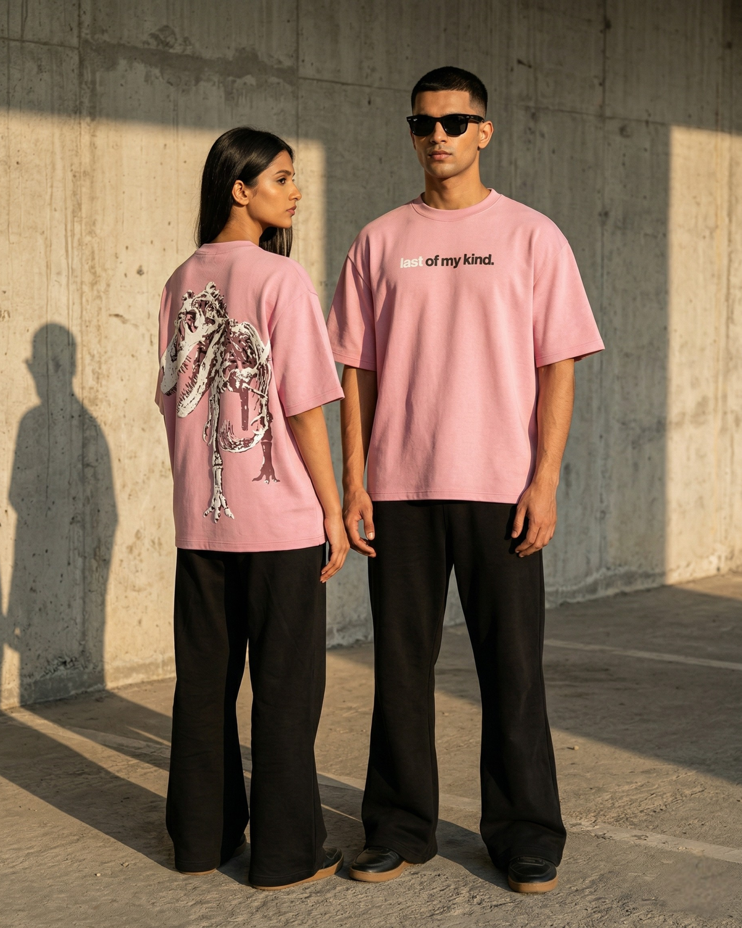 LAST OF MY KIND SOFT PINK UNISEX OVERSIZED TSHIRT