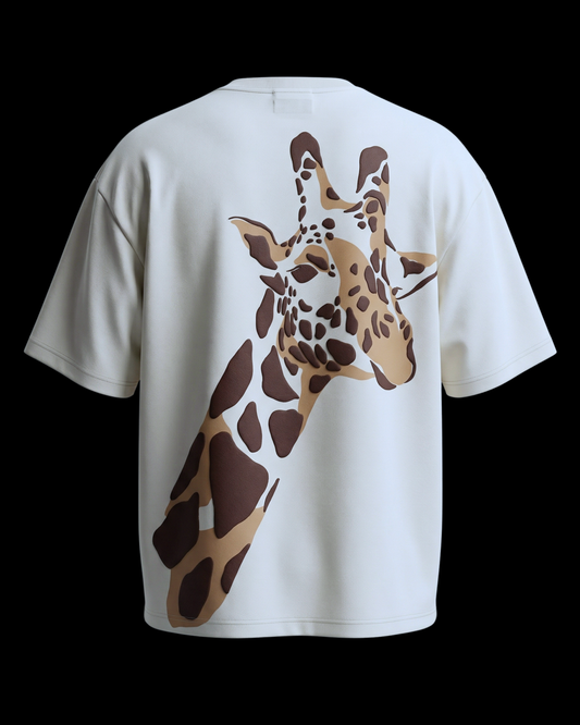 TALL FRIEND WHITE UNISEX OVERSIZED TSHIRT