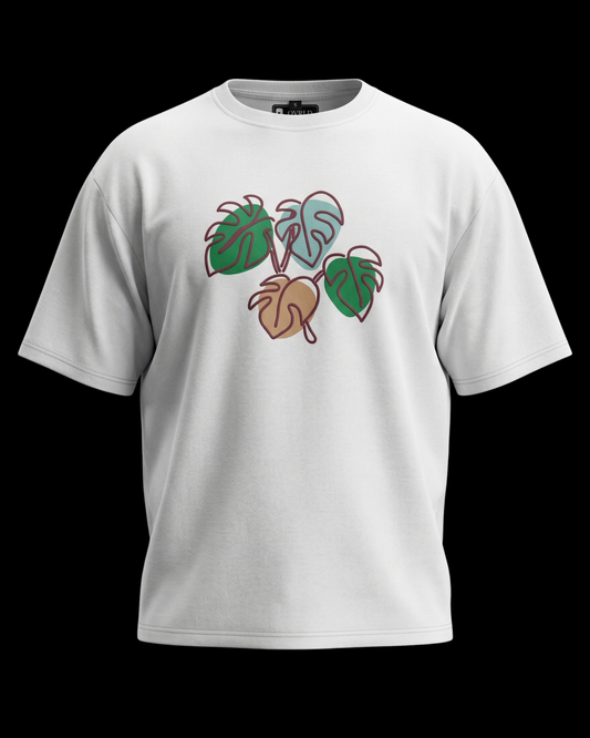 TALL FRIEND WHITE UNISEX OVERSIZED TSHIRT