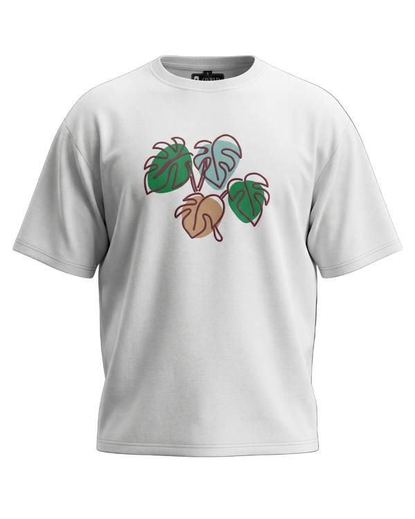 TALL FRIEND WHITE UNISEX OVERSIZED TSHIRT