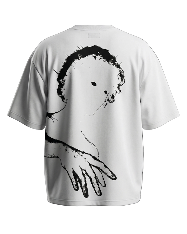 GOD'S PLAN WHITE UNISEX OVERSIZED TSHIRT
