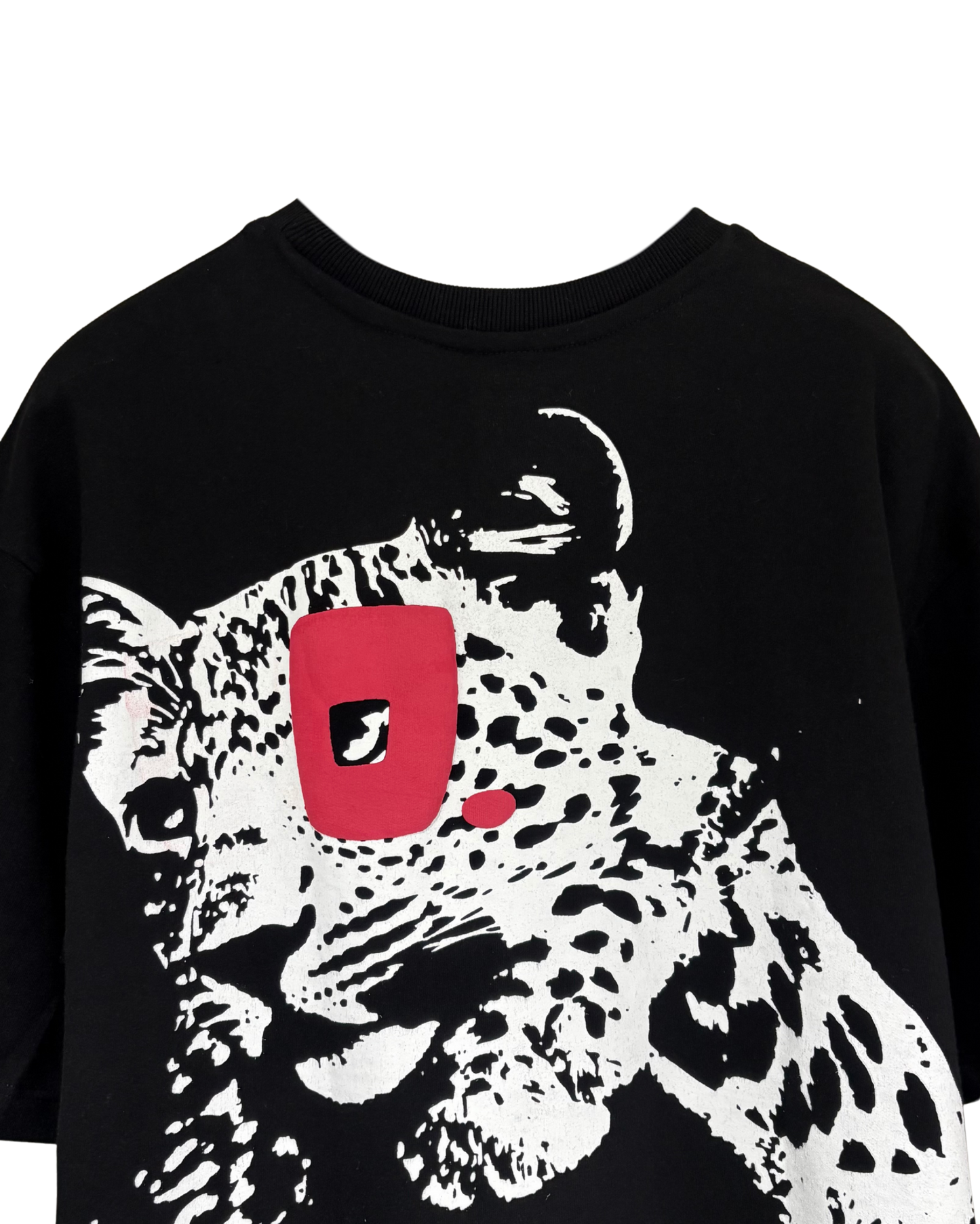 BIG CAT BLACK UNISEX OVERSIZED TSHIRT