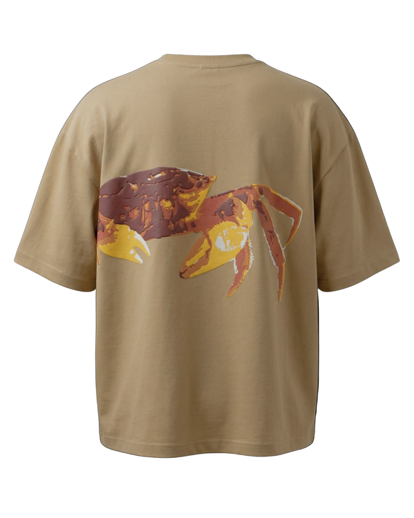 SALTWATER BEIGE UNISEX OVERSIZED TSHIRT