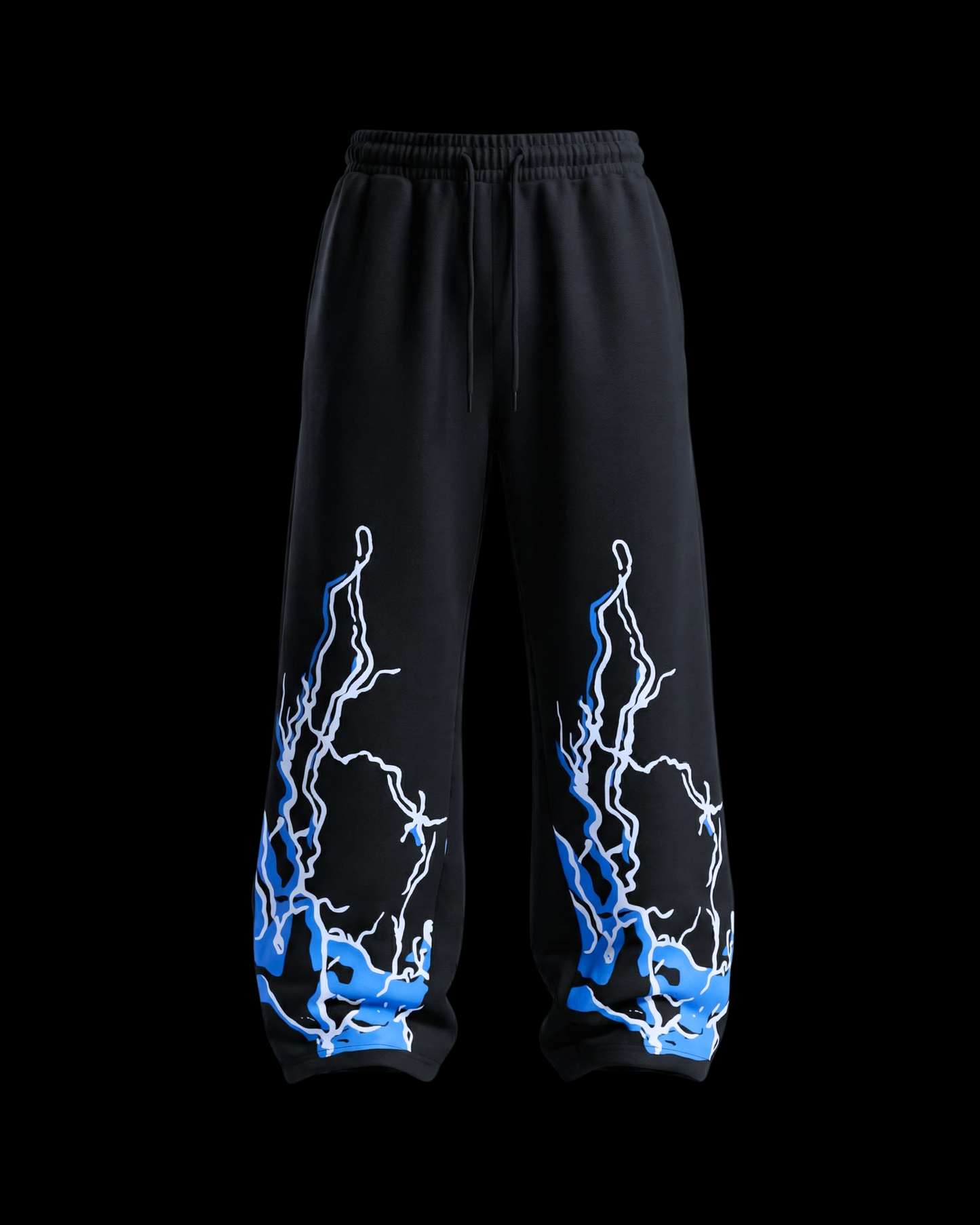 STORMLINE BLACK UNISEX BAGGY PANTS