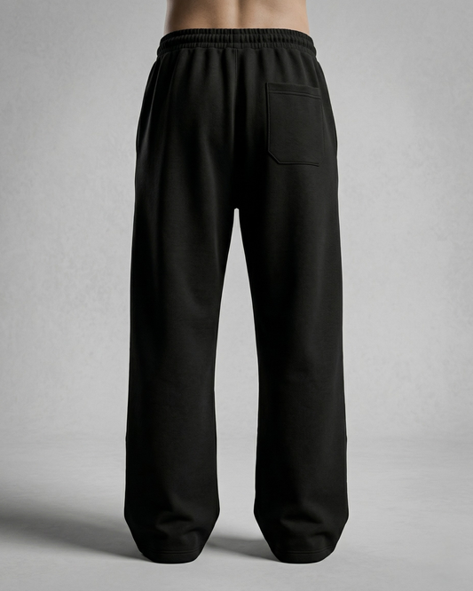 STORMLINE BLACK UNISEX BAGGY PANTS