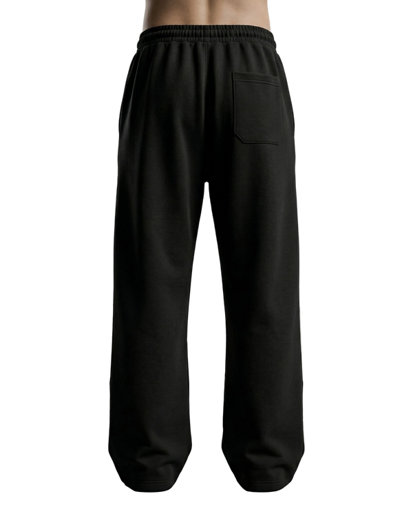 STORMLINE BLACK UNISEX BAGGY PANTS