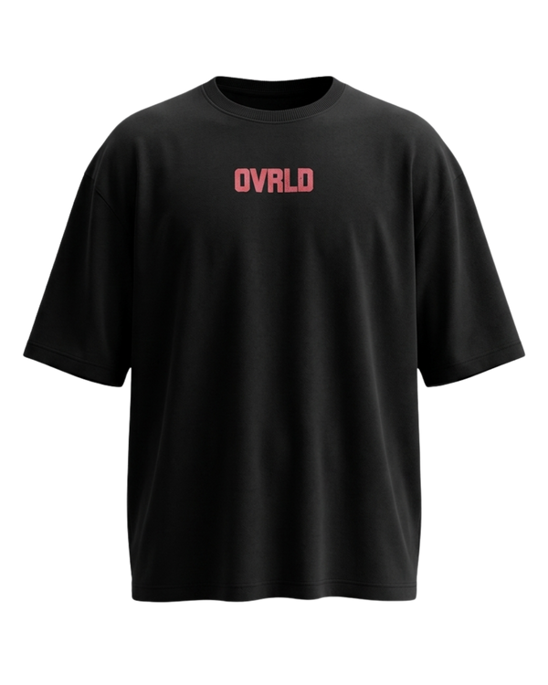 BIG CAT BLACK UNISEX OVERSIZED TSHIRT