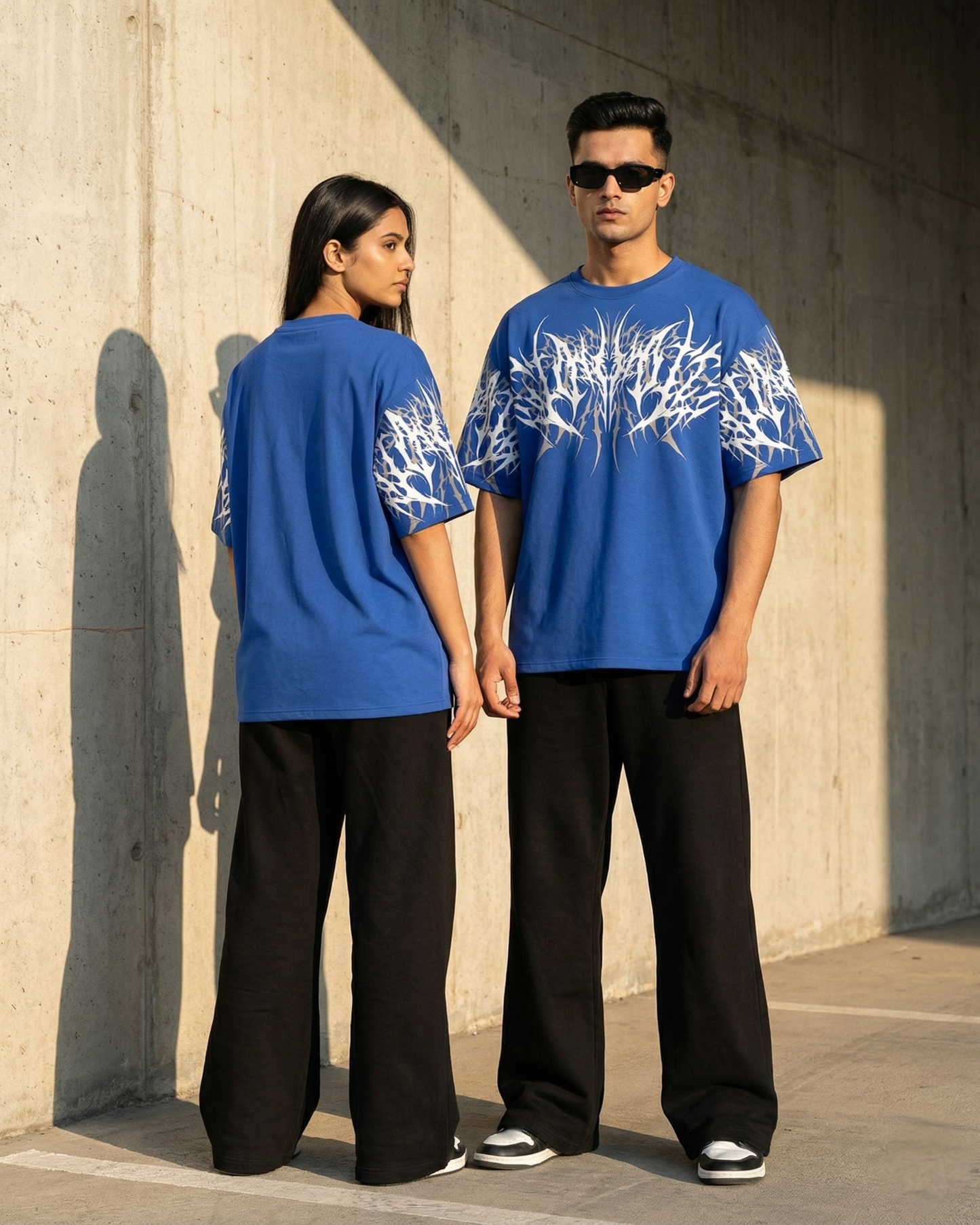 THORNWAVE ROYAL BLUE UNISEX OVERSIZED TSHIRT