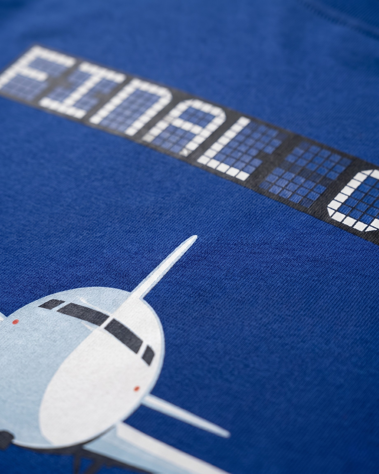 AIRPORT ROYAL BLUE UNISEX OVERSIZED TSHIRT