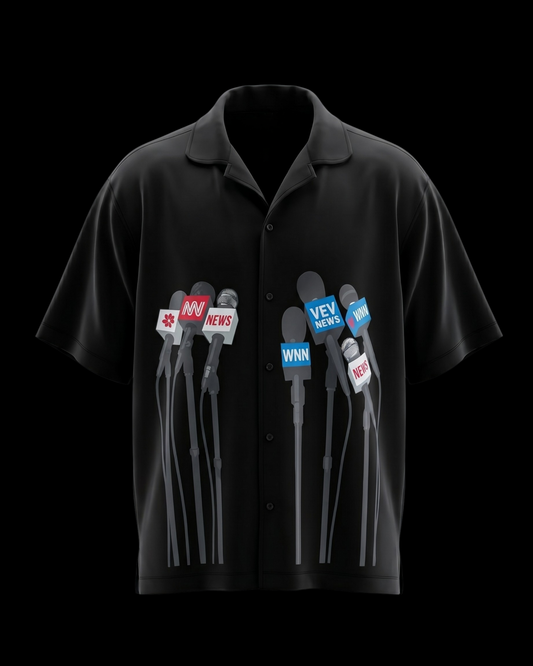 SPOTLIGHT BLACK RELAXED FIT SHIRT